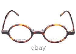 John Lennon Eyeglasses Frame JL-6017 C2 Brown Demi Round Saddle Bridge Japan