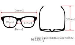 John Lennon Eyeglasses Frame JL-6017 C2 Brown Demi Round Saddle Bridge Japan