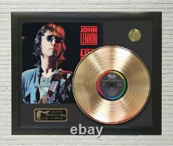 John Lennon Framed wood Legends Of Music LP Record Display #2. C3