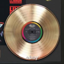 John Lennon Framed wood Legends Of Music LP Record Display #2. C3