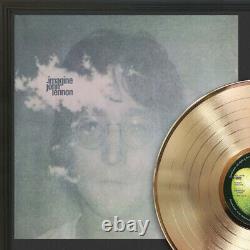 John Lennon Framed wood Legends Of Music LP Record Display. C3