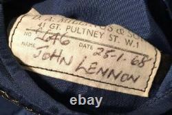 John Lennon Genuine Owned & Worn Suit COA + Genuine Paperwork