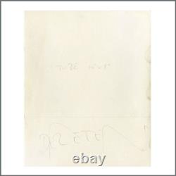 John Lennon George Harrison 1970 Let It Be Recording Session Photograph (USA)