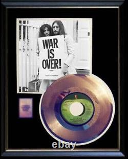 John Lennon Happy Xmas (war Is Over) Christmas 45 RPM Gold Record Rare Yoko Ono