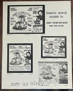 John Lennon How I Won The War Exhibitors Book Uk And Sheet 1967 The Beatles