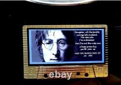 John Lennon IMAGINE 15 X 19 X 1 Shadow PLATINUM Award RARE