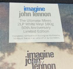 John Lennon IMAGINE Ultimate 180g SEALED WHITE VINYL 2 LPS 50th Anniversary 2021