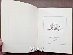 John Lennon IN HIS OWN WRITE 1st U. S. PRINTING withSTICKER, EXCEPTIONAL INTERIOR