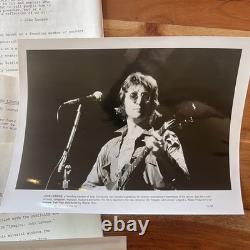 John Lennon Imagine 1988 Press Kit -Beatles Warner Bros 8x10 Photos withSlide