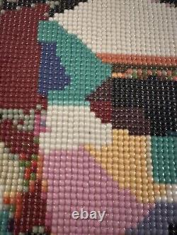 John Lennon Imagine Bead Mosaic Collage Wall Art 16 x 21.5 Beatles Handmade