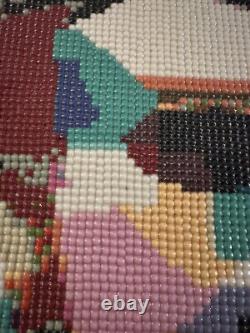 John Lennon Imagine Bead Mosaic Collage Wall Art 16 x 21.5 Beatles Handmade
