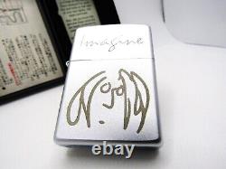 John Lennon Imagine Double Sides Zippo 2005 MIB Rare Beatles