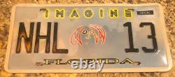 John Lennon Imagine Florida License Plate Vf+ Mega Rare NHL 13 Beatles Clean Fla