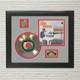 John Lennon Imagine Framed 45 Picture Sleeve Record Display. M4