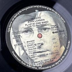 John Lennon Imagine LP Vinyl Record Poster VG+ UK 1st Press -1U/-1U Porky/Pecko