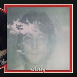 John Lennon Imagine Limited Edition Laser Etched Black Vinyl Display