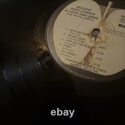 John Lennon Imagine Lp 1971 First Pressing Still Apple Label Beatles