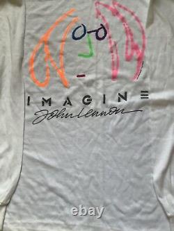 John Lennon Imagine Original 1988 Movie Film Promo Sweatshirt The Beatles