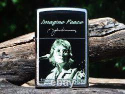 John Lennon Imagine Peace Zippo Lighter The Beatles European Bob Gruen