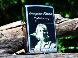 John Lennon Imagine Peace Zippo Lighter The Beatles European Bob Gruen