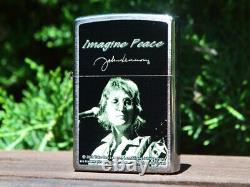 John Lennon Imagine Peace Zippo Lighter The Beatles European Bob Gruen