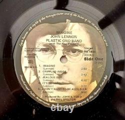 John Lennon Imagine Sensational Nmint Early Uk Press + Inner Poster & Card