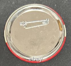 John Lennon In Memory Of A Rock Superstar Beatle Button Red Button Pinback