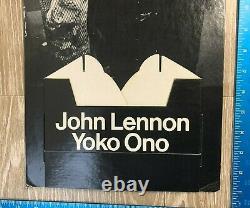 John Lennon Just Like Starting Over Yoko Ono Kiss Beatles Promo Store Display Ss