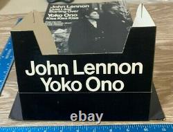 John Lennon Just Like Starting Over Yoko Ono Kiss Beatles Promo Store Display Ss