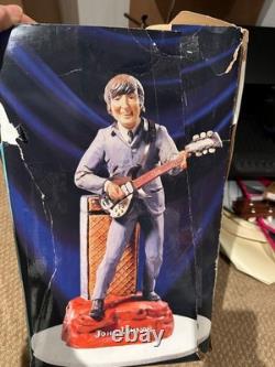 John Lennon Liquor Decanter Music Vintage 1981 Alpha Industries With Original Box