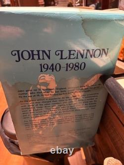 John Lennon Liquor Decanter Music Vintage 1981 Alpha Industries With Original Box