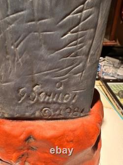 John Lennon Liquor Decanter Music Vintage 1981 Alpha Industries With Original Box