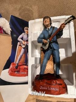 John Lennon Liquor Decanter Music Vintage 1981 Alpha Industries With Original Box