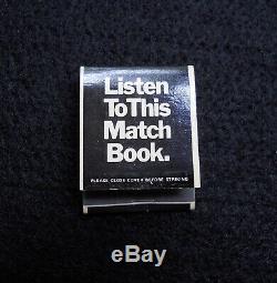 John Lennon Listen To This Matchbook Walls Bridges LP Apple Records 1974 promo