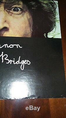 John Lennon Listen To This poster RARE APPLE Records LP 1974 PROMO BEATLES ORIG