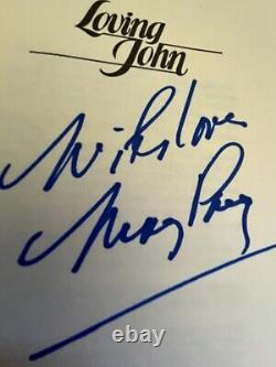 John Lennon MAY PANG-SIGNED- LOVING JOHN The Untold Story -HB BEATLES YOKO