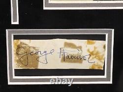 John Lennon McCartney Harrison Starr The Beatles Signed Autograph Tracks Caiazzo