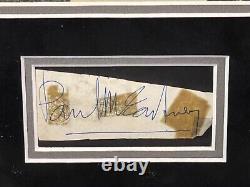 John Lennon McCartney Harrison Starr The Beatles Signed Autograph Tracks Caiazzo