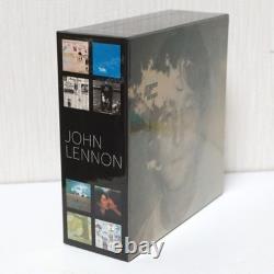 John Lennon Mini LP CD 10 Titles'6984 Set + Promo Box Paper Sleeve Obi Japan