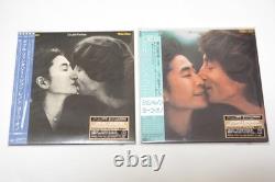 John Lennon Mini LP CD 10 Titles'6984 Set + Promo Box Paper Sleeve Obi Japan