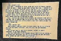 John Lennon Orig. 1981-82 Assassination Related Upi Teletype Archive (7)/beatles