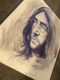 John Lennon Original Painting On Canvas 61cm/51cm