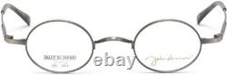 John Lennon Oval Eyeglasses Frame JL-1123-4 ATsilver Titanium 40? 24-145 withCase
