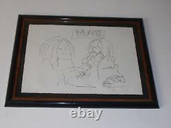 John Lennon PEACE and Love Lithograph