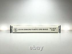 John Lennon PLASTIC ONO BAND Cassette UK 1ST ISSUE 1970 GREEN PAPER LABELS