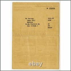 John Lennon & Paul McCartney 1962 German Tax Cards (Germany)