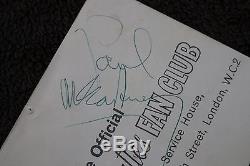 John Lennon & Paul McCartney THE BEATLES Signed 4.5x5.5 Photo AUTO PSA/DNA LOA