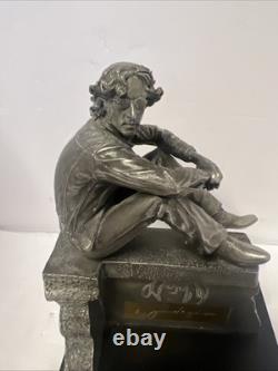 John Lennon Pewter Statue 1366 Of 2000Worldwide Pewter Beatles Statue