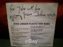 John Lennon Plastic Ono Band + Insert Beatles Reel To Reel Tape 7 1/2 IPS Tested