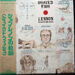 John Lennon Plastic Ono Band Shaved Fish 1975 Beatles PROMO Vinyl Japan with obi